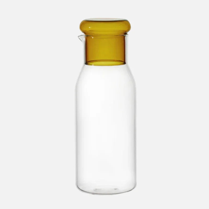 Lumi Pour Glass Carafe Amber