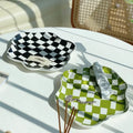 Checkered Bloom Trinket Dish