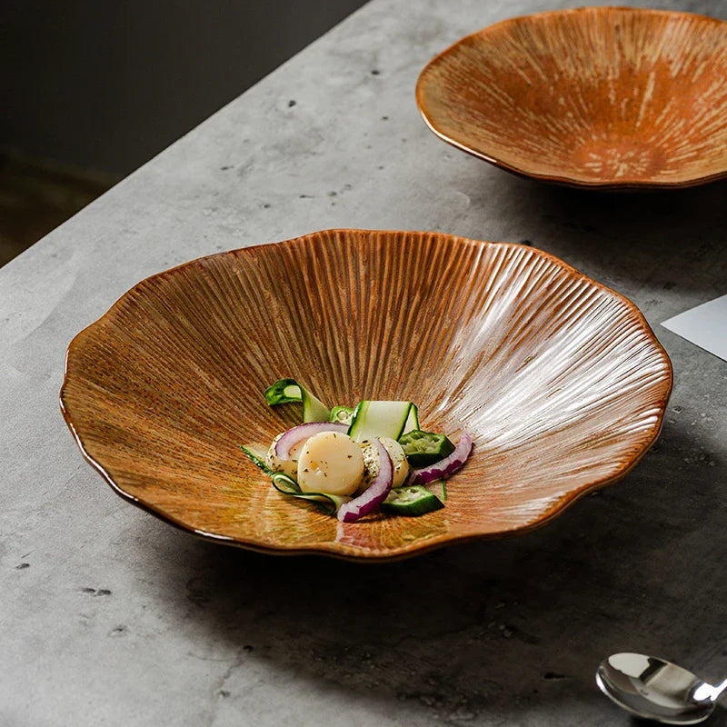 Terra Sunburst Artisan Bowl