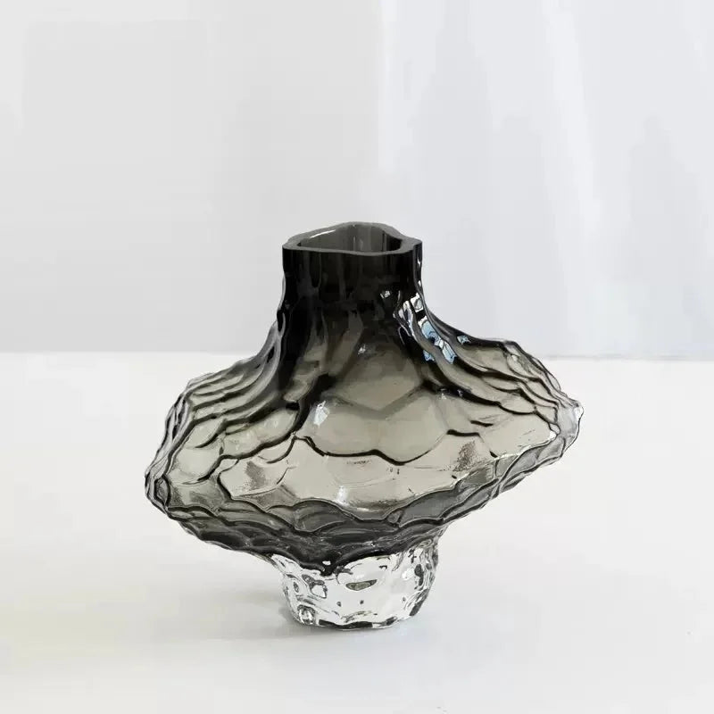 Molten Form Crystal Vase