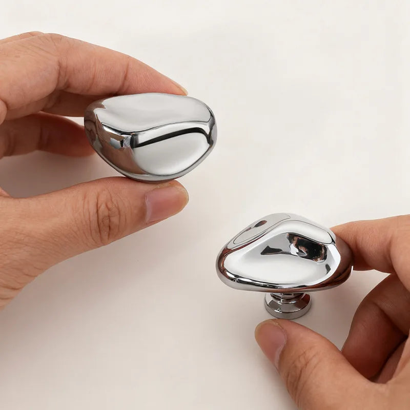 Molten Pebble Cabinet Knob
