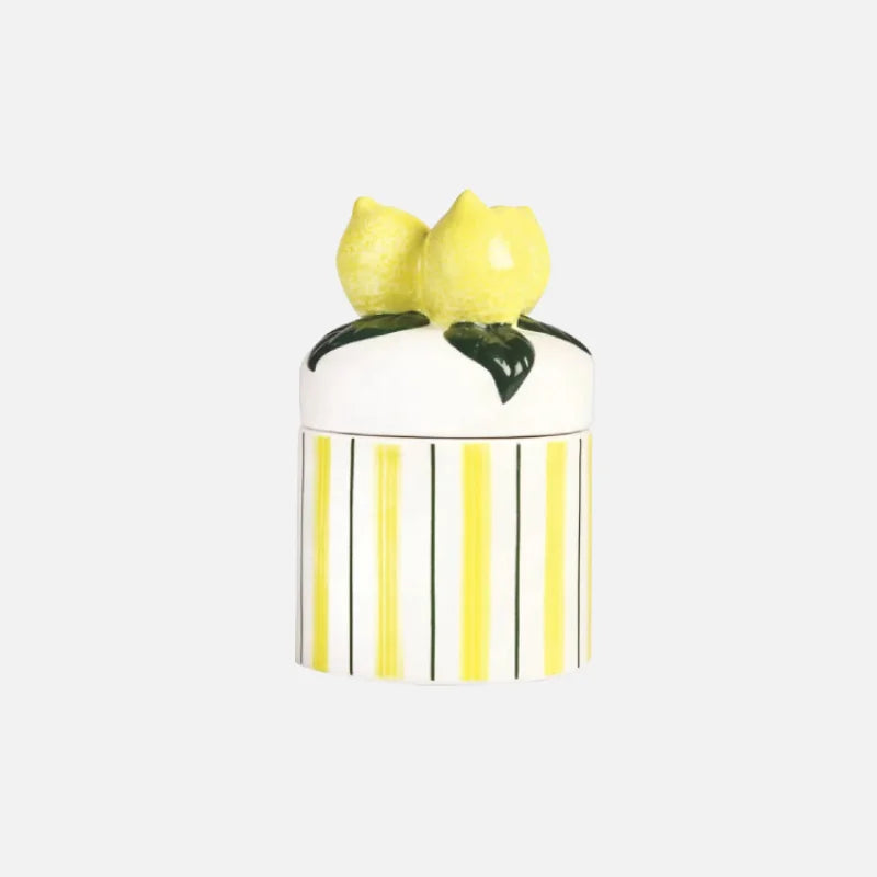 Groovy Glaze Ceramic Storage Jar