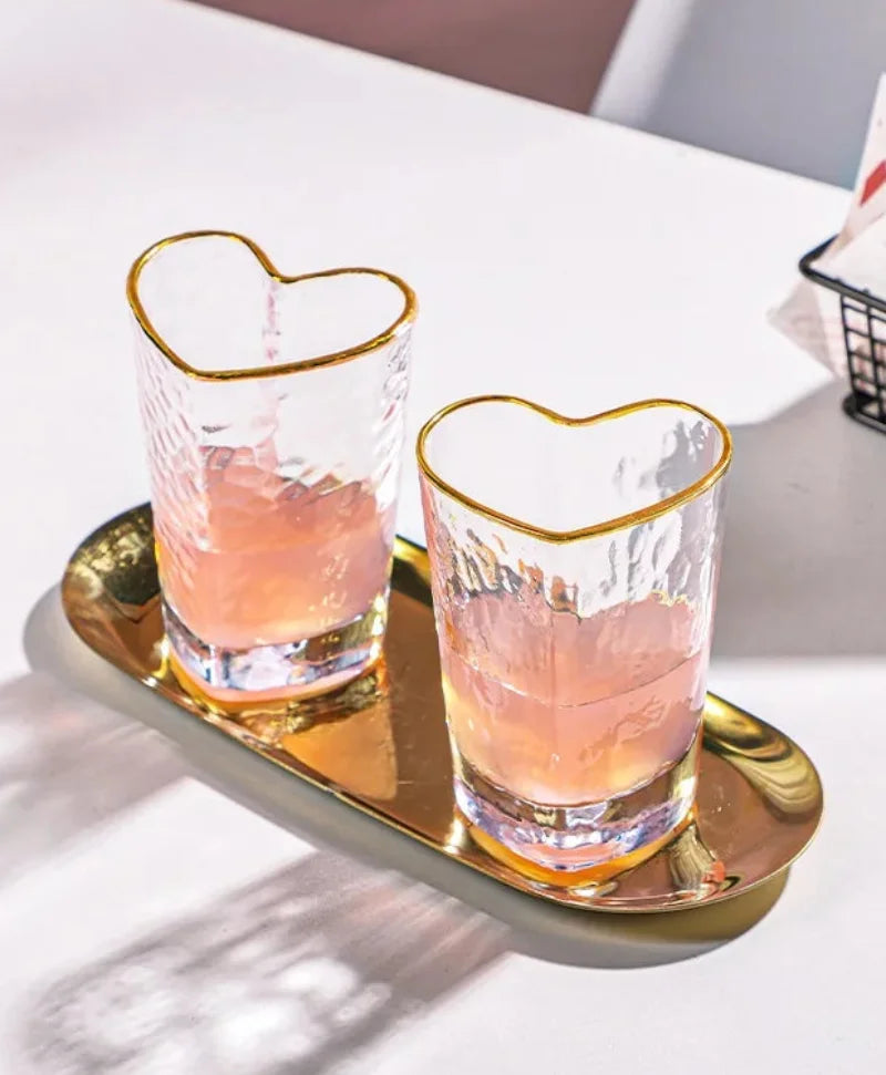 Amour Heart Glass