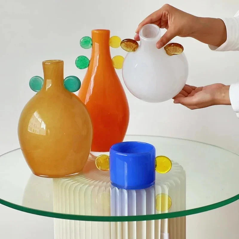 Carousel Pop Glass Vase