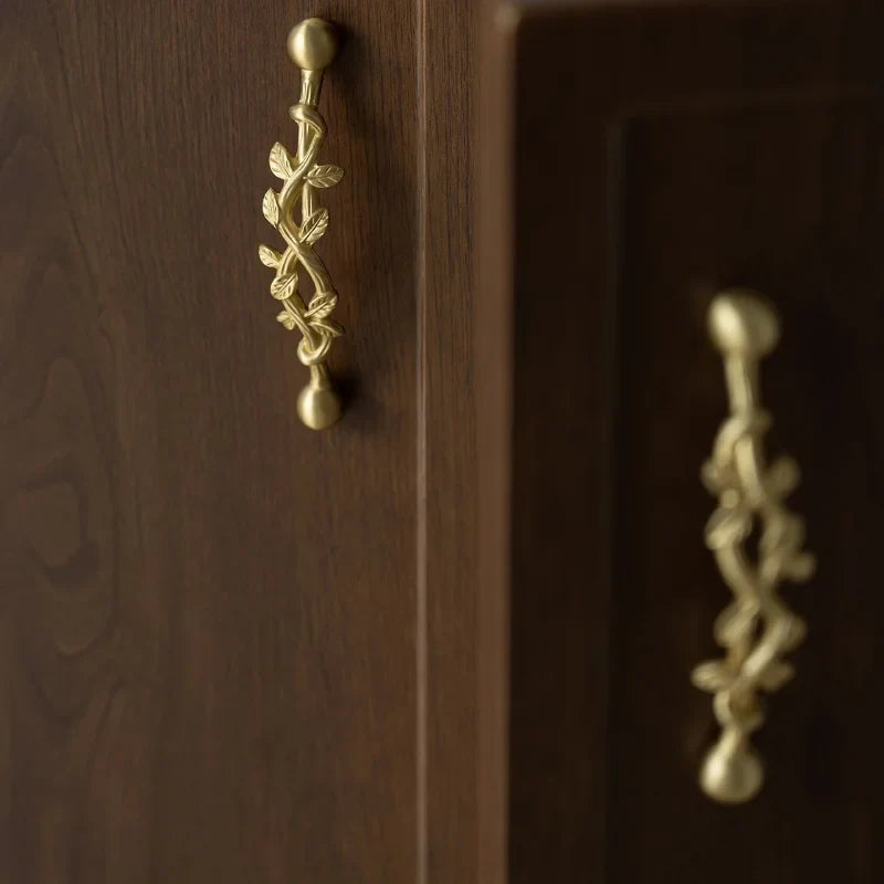 Willowvine Brass Cabinet Pulls