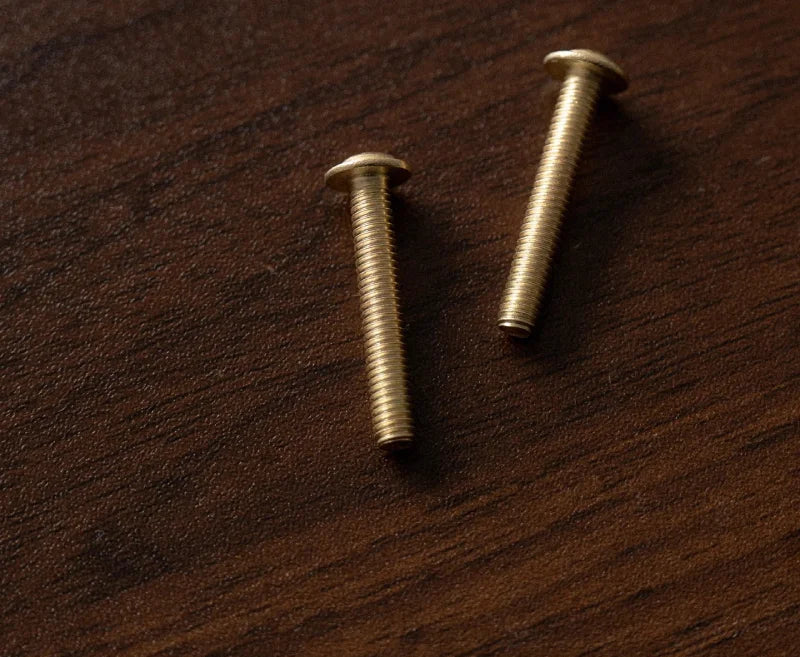 Clover Brass Cabinet Knob