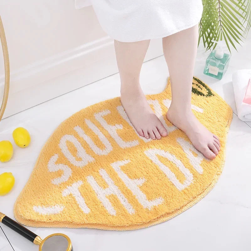 Fruit Pun Flocking Floor Mats