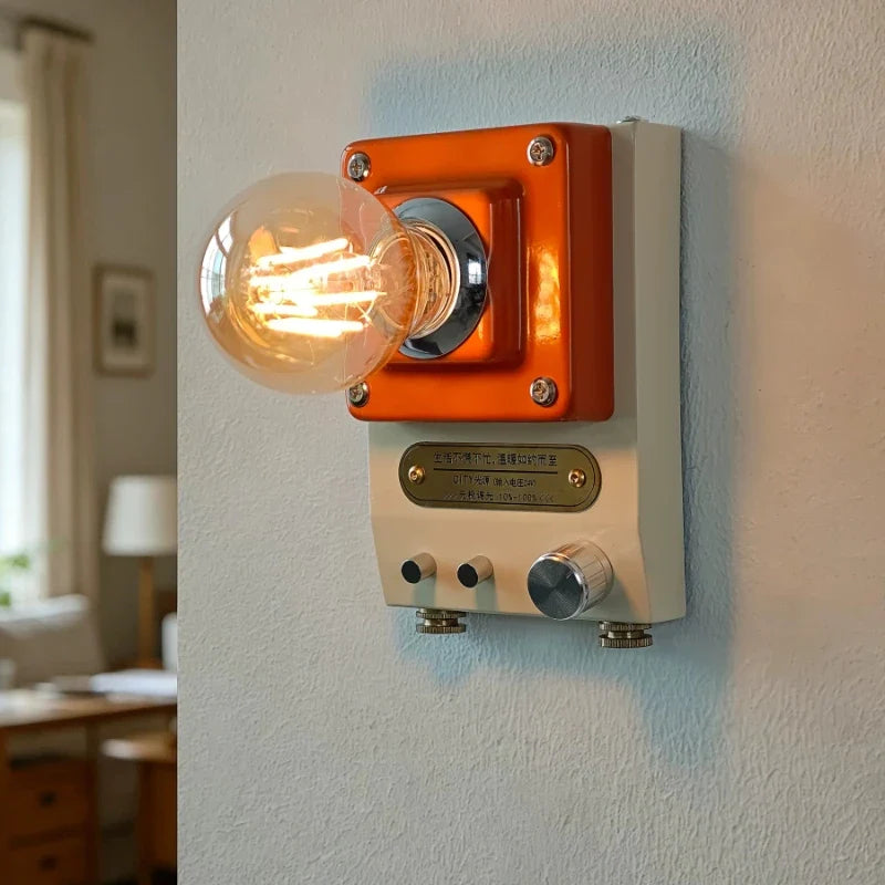 Retro Dial Wall Sconce