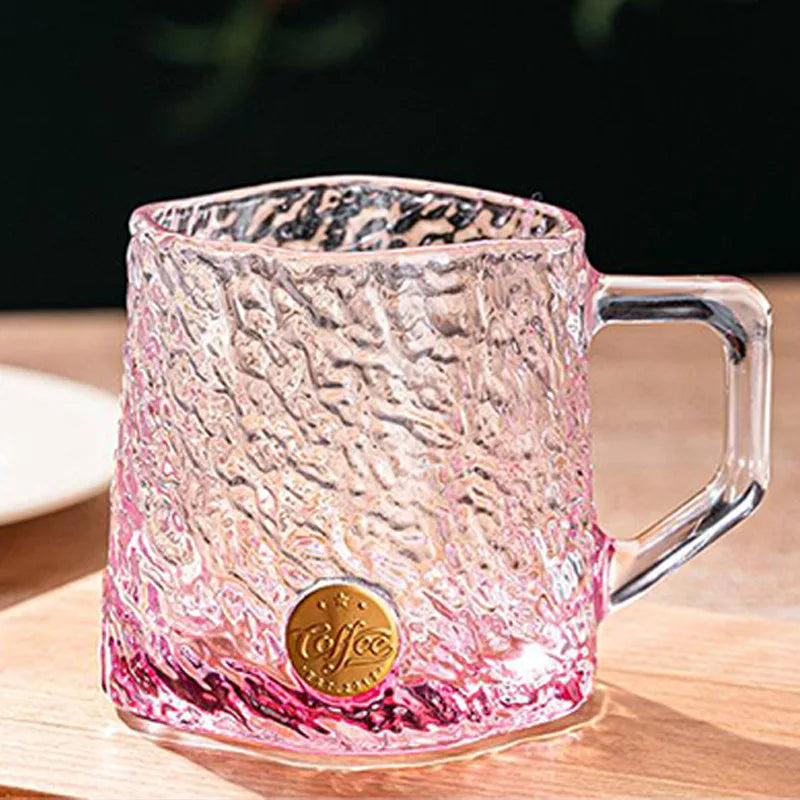 Glacier Ripple Glass Mug