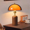 Amber Dome Table Lamp