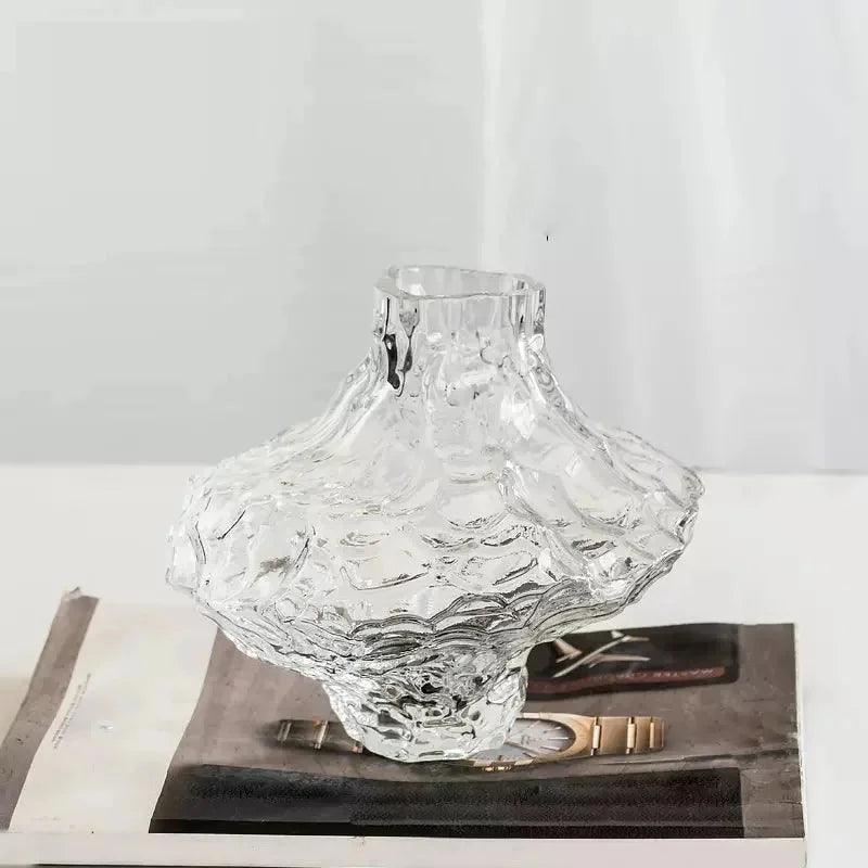 Molten Form Crystal Vase
