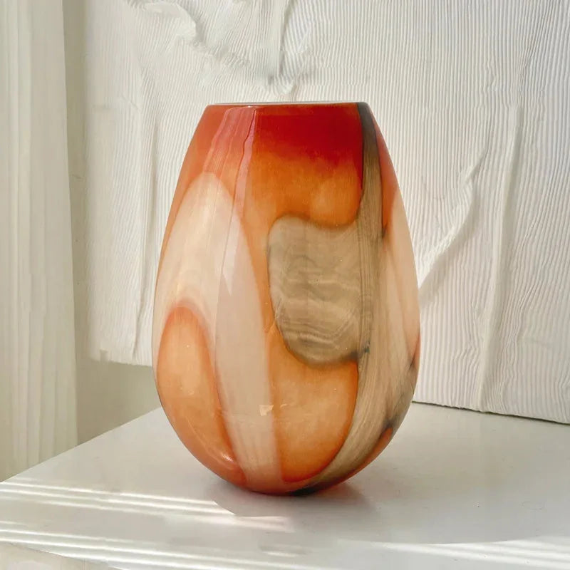 Chromatic Flow Vases Large Rust
