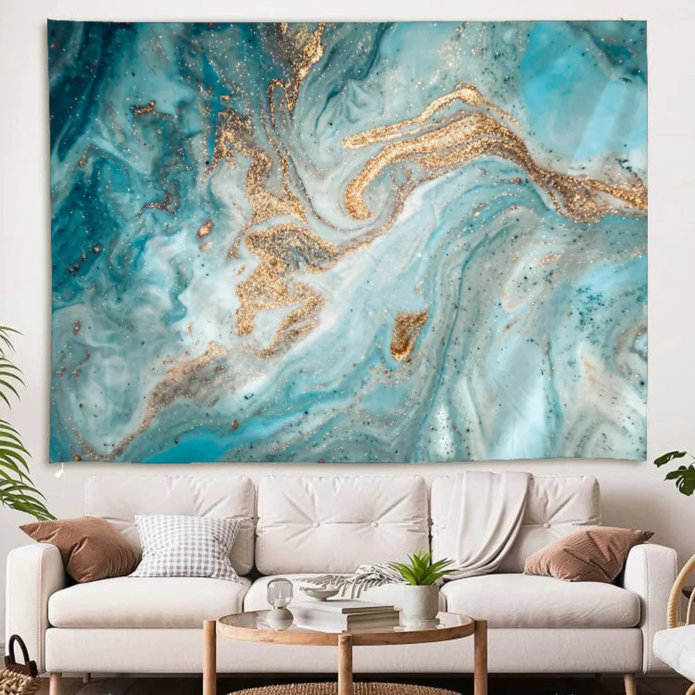 Blue Agate Tapestry 3