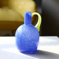 Sunset Pour Colorblock Glass Vase