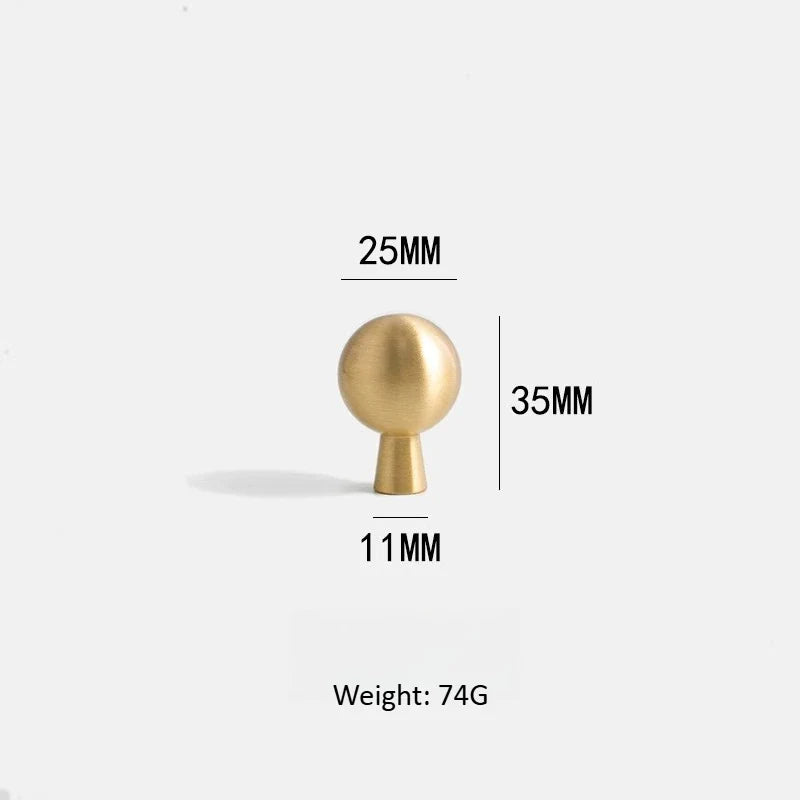Pearl Brass Cabinet Pull