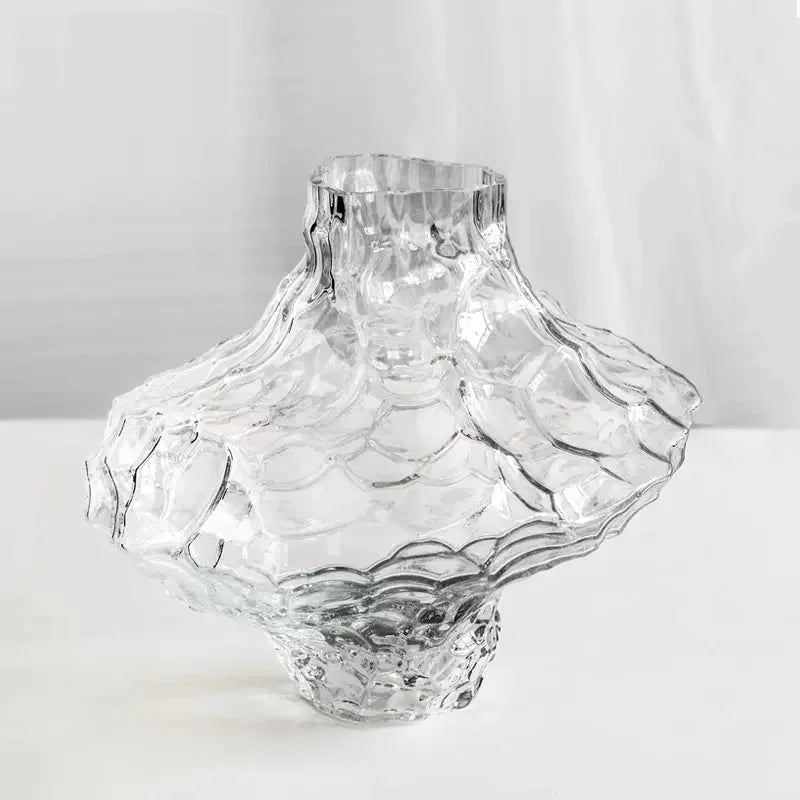 Molten Form Crystal Vase