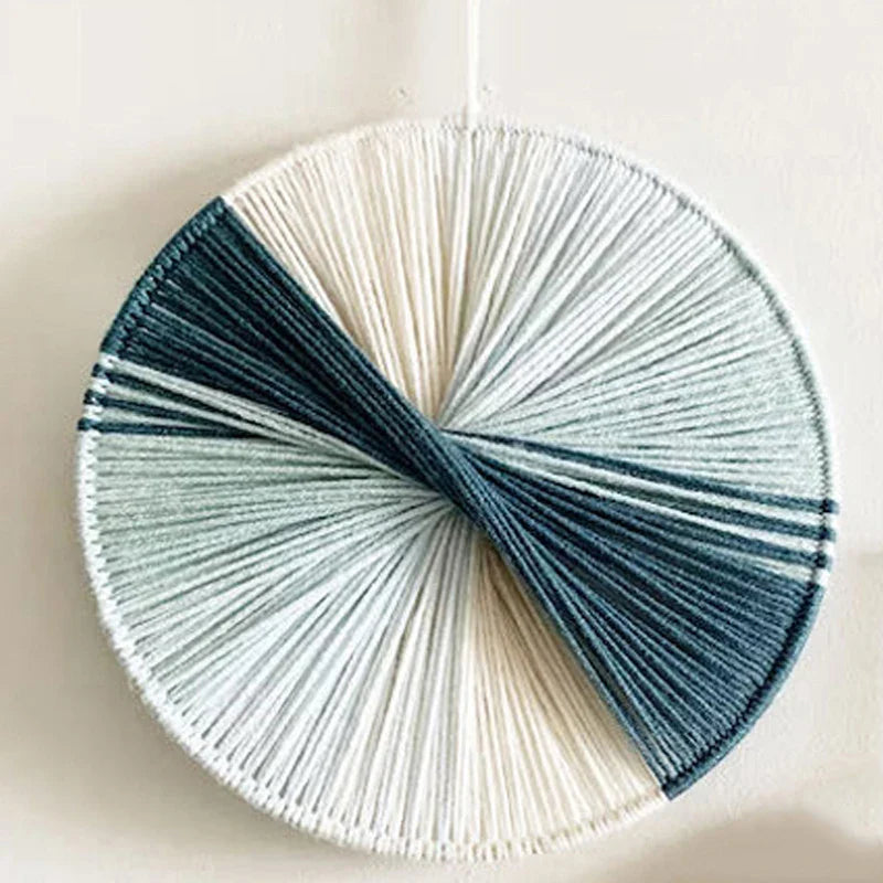 Thread Bloom Wall Art Blue