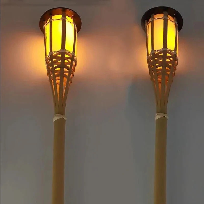 Solar Tiki Torch 5-Piece Set