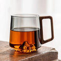 Guanshan Mountain Glass Coffee Mug