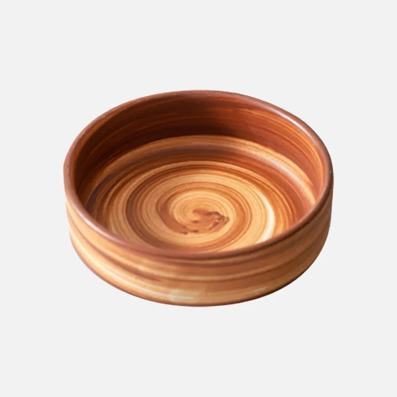 Clay Swirl Dessert Dish Large 2 pcs