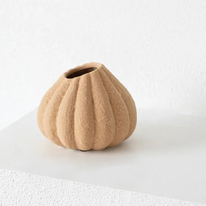 Earthform Textured Ceramic Vase