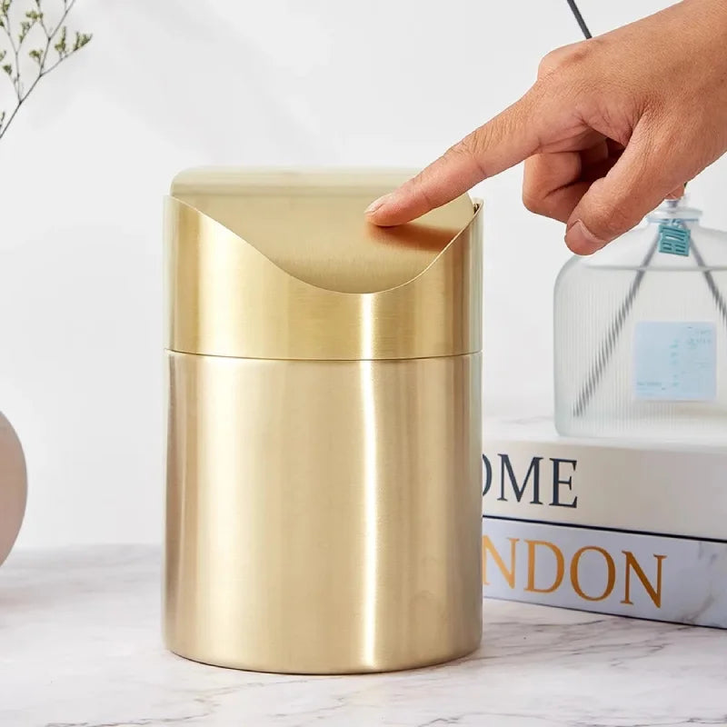 Luxe Flip Mini Wastebasket
