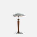 Polaris Wood & Chrome Desk Lamp
