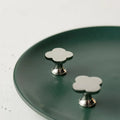 Clover Brass Cabinet Knob