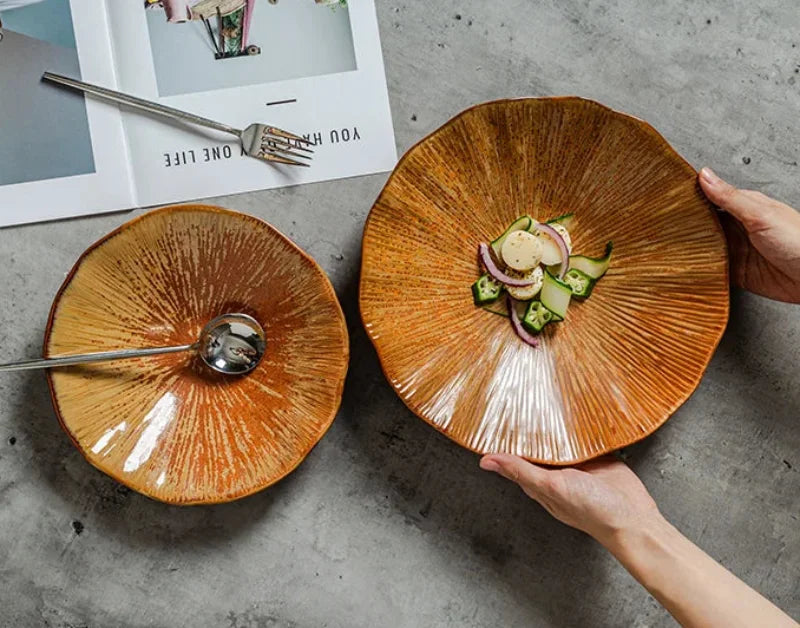 Terra Sunburst Artisan Bowl