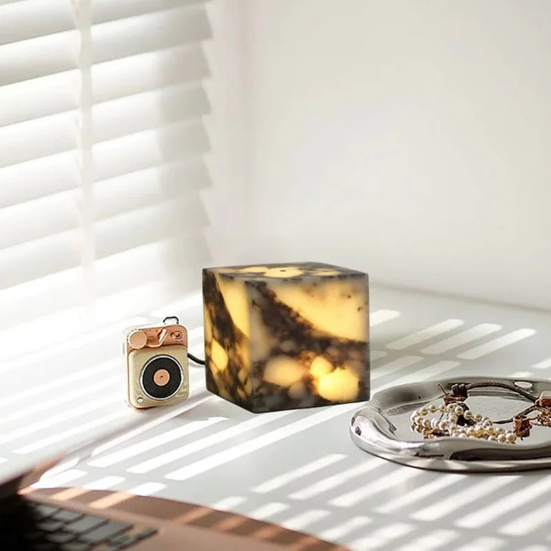 Luma Marble LED Glow Cube