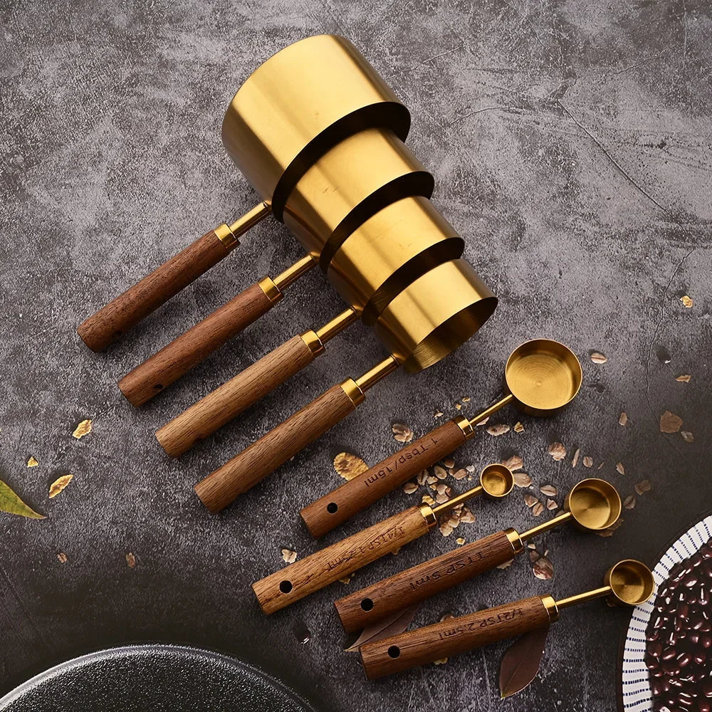 Rustic Measuring 8-Piece Spoon Set
