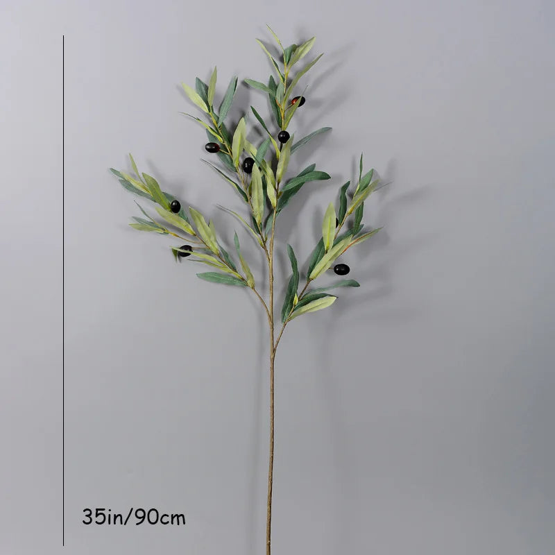 Faux Olive Tree Branches 35 inch (89cm)