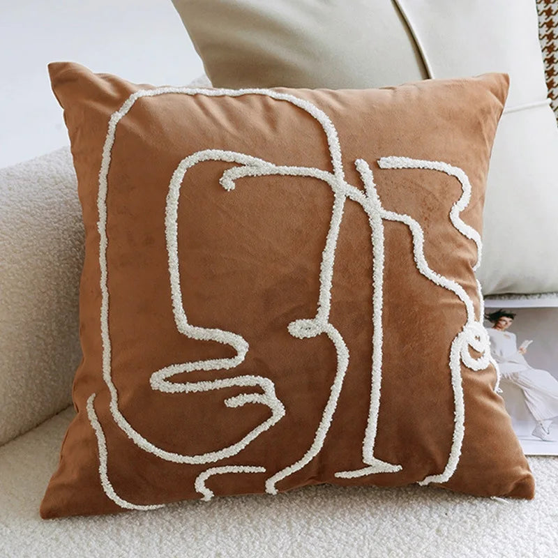 Savanna Trace Pillow Cover Silhouette