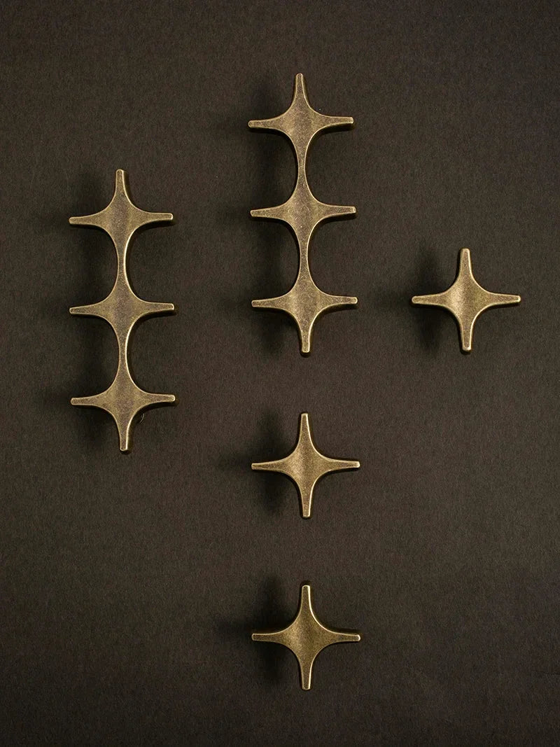 The Crossbeam Brass Knobs