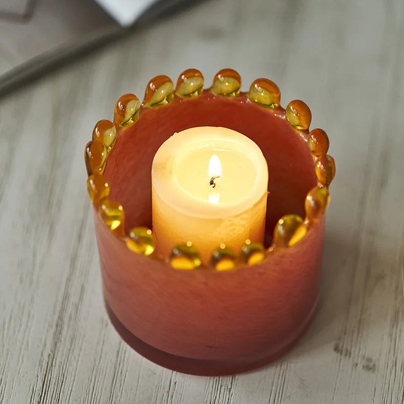 Lace Ring Glass Vase
