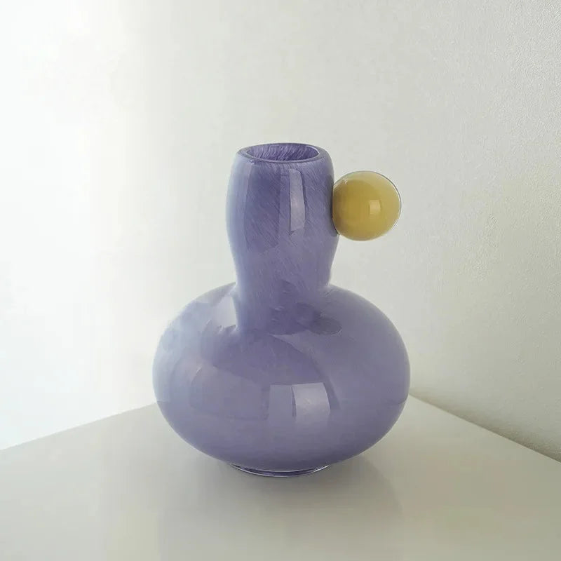 Pomelo Pop Glass Vase Purple