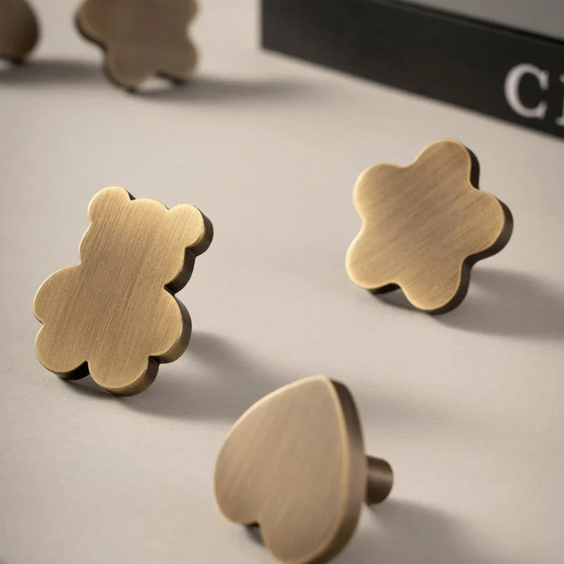Whimsy Brass Cabinet Knobs