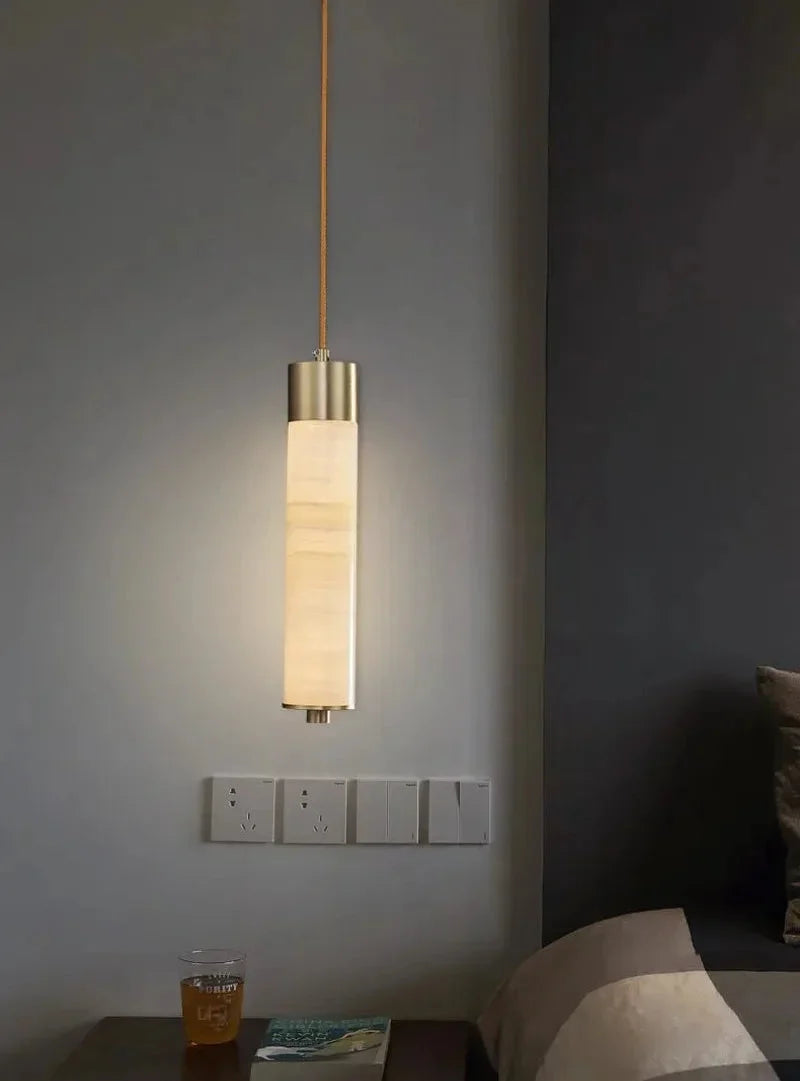 Marble Pillar Pendant Light