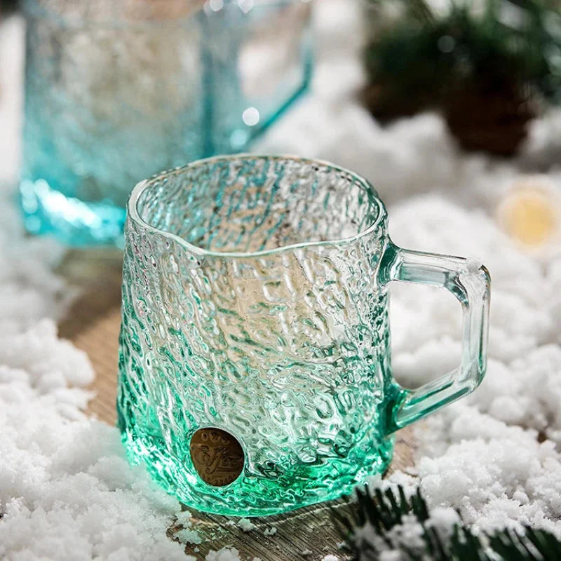 Glacier Ripple Glass Mug