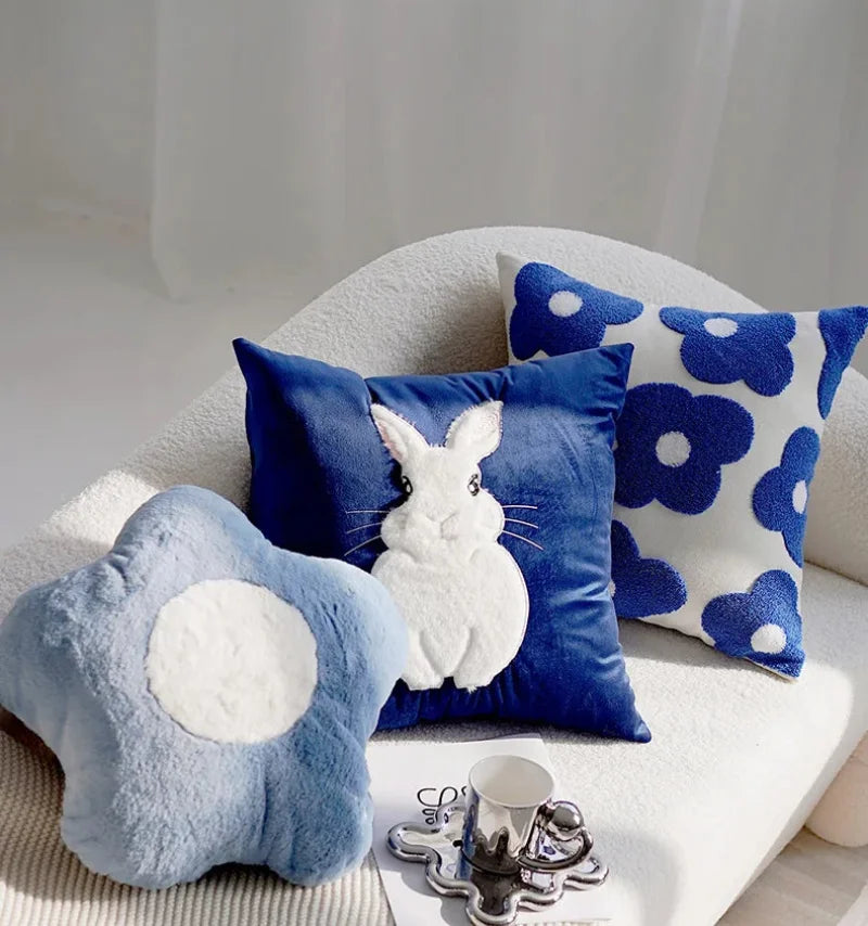 Hareloom & Daisy Bloom Pillow Cover