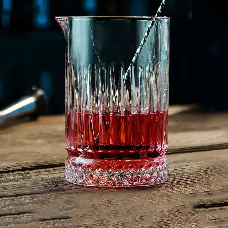 Crystal Mixing Glass Aurora