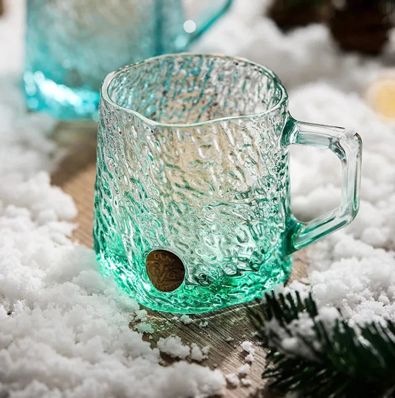 Glacier Ripple Glass Mug