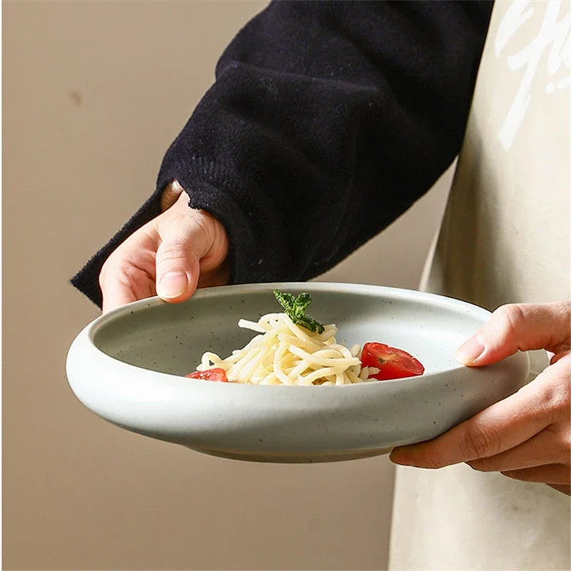 Oasis Shallow Ceramic Bowl