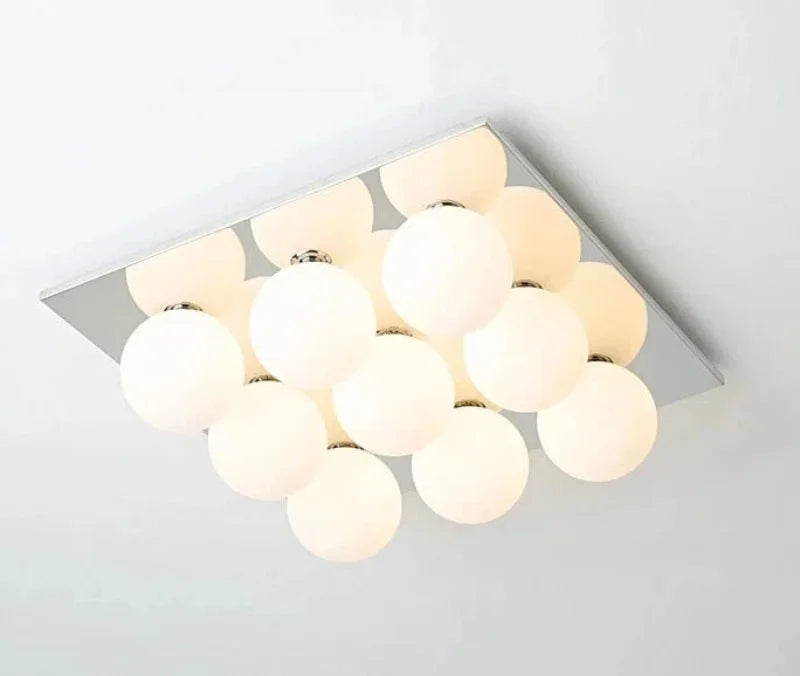 Sphere Grid Flush Mount