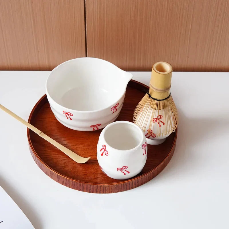 Scarlet Ribbon Matcha Set