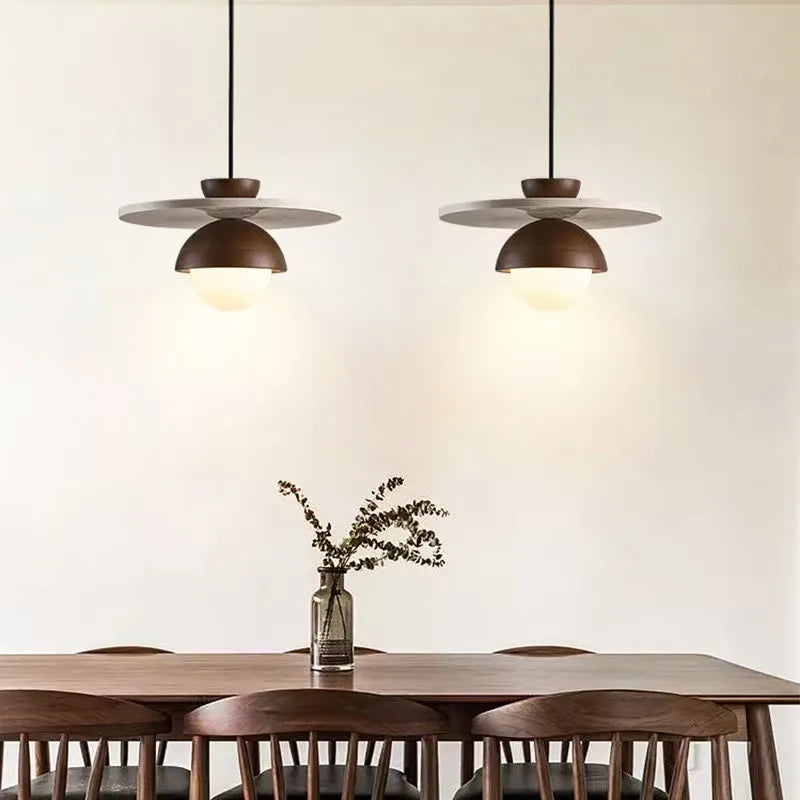 Aster Walnut Pendant Lamp