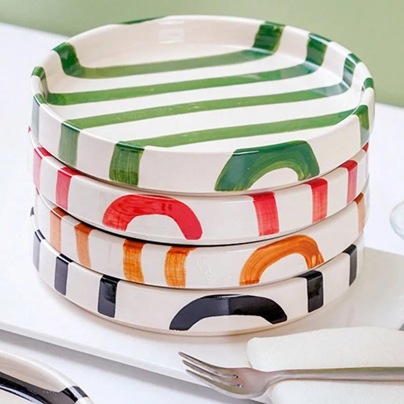 Atelier Stripe & Curve Plate