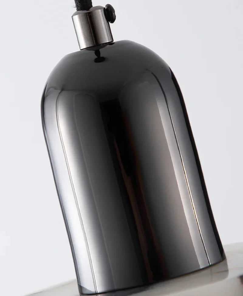 Carrara Marble Eclipse Lamp