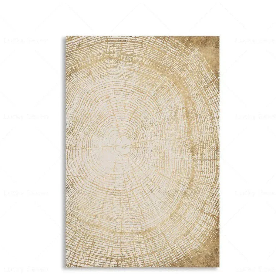 Tree Rings Abstract Canvas 8