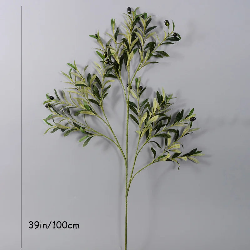 Faux Olive Tree Branches 39 inch (99cm)